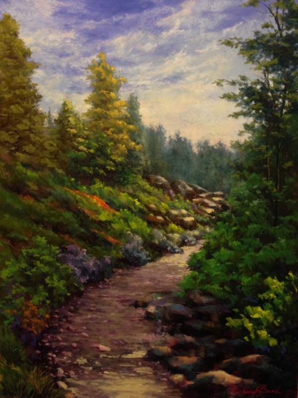 Trail To Bierstadt Lake by artist Richard Banh